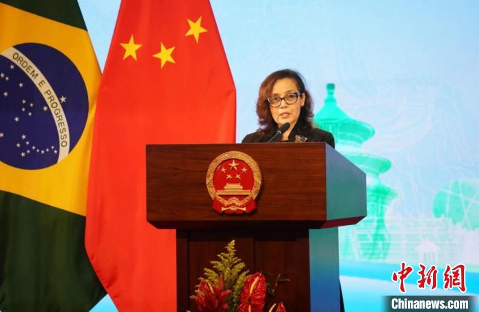 中国驻巴西使馆举行庆祝中巴建交50周年招待会  第4张