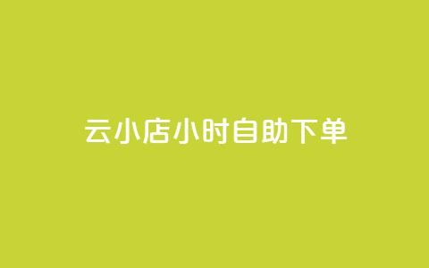 云小店24小时自助下单,免费领取5000个赞 - QQ资料卡怎么点赞 b站业务网  第1张