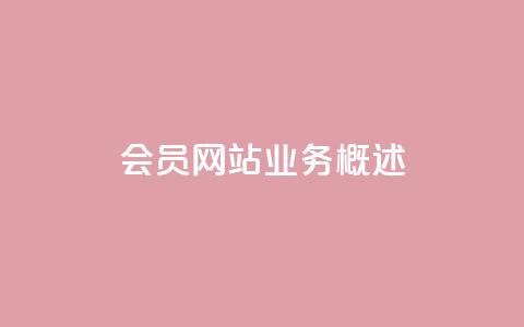 qq会员网站业务概述  第1张