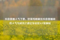 抖音直播人气下单，好莱坞明星在抖音直播间的人气与成功之道亿乐社区SUP货源站