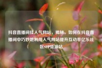 抖音直播间挂人气网站，揭秘，如何在抖音直播间中巧妙地利用人气网站提升互动率亿乐社区SUP货源站