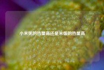小米粥的热量高还是米饭的热量高