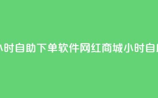 网红商城24小时自助下单软件(网红商城24小时自助购物软件)