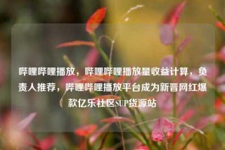 哔哩哔哩播放，哔哩哔哩播放量收益计算，负责人推荐，哔哩哔哩播放平台成为新晋网红爆款亿乐社区SUP货源站