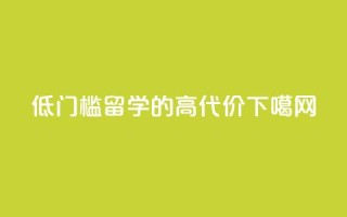“低门槛”留学的“高代价”