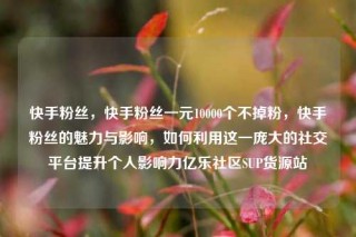 快手粉丝，快手粉丝一元10000个不掉粉，快手粉丝的魅力与影响，如何利用这一庞大的社交平台提升个人影响力亿乐社区SUP货源站