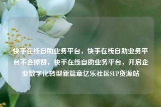 快手在线自助业务平台，快手在线自助业务平台不会掉赞，快手在线自助业务平台，开启企业数字化转型新篇章亿乐社区SUP货源站