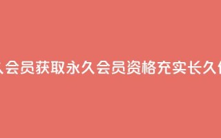 永久会员(获取永久会员资格，充实长久价值)