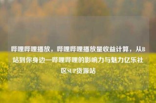 哔哩哔哩播放，哔哩哔哩播放量收益计算，从B站到你身边—哔哩哔哩的影响力与魅力亿乐社区SUP货源站