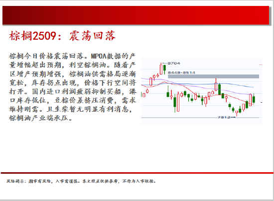 中天期货:棕榈震荡回落 白糖走势不稳 第13张 中天期货:棕榈震荡回落 白糖走势不稳 第13张