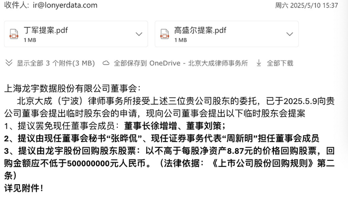 *ST龙宇退市前夕生变，多名股东提请罢免实控人  第3张